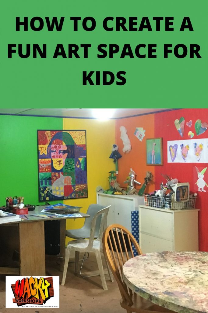 HOW TO CREATE A FUN ART SPACE FOR KIDS - Gleeful Grandiva